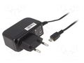 Power supply: switching; mains,plug-in; 5VDC; 2A; 10W; 79.11%; POS POS POS05200A-MICRO