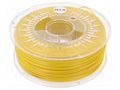 Filament: PET-G; Ø: 1.75mm; yellow; 220÷250°C; 1kg DEVIL DESIGN DEV-PETG-1.75-YE