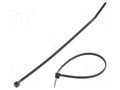 Cable tie; L: 142mm; W: 2.5mm; black; polyamide; 80N; Ømax: 32mm PANDUIT PLT1.5M-M30