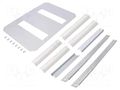 DIN rail frame set with covers FIBOX DRSARCA403021