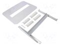 DIN rail frame set with covers FIBOX DRSARCA304015
