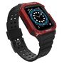Protect Strap Band for Apple Watch 38/40/41mm Armored Case Strap - Black, Red, Hurtel 9145576231517 9145576231517
