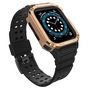 Protect Strap Band for Apple Watch 38/40/41mm Armored Case Strap - Black, Rose Gold, Hurtel 9145576231531