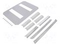 DIN rail frame set with covers FIBOX DRSARCA403015