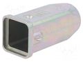 Enclosure for connectors: HDC; size 3A; for cable; for latch; EMC HARTING 19620031440