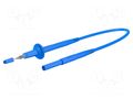 Test lead; 10A; banana plug 4mm,both sides; insulated; Len: 1.5m STÄUBLI XHL-5000-15023