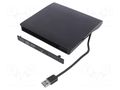 Optical Drive CD/DVD Enclosure; black; Features: PnP QOLTEC QOLTEC-51867