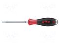 Screwdriver; assisted with a key; Phillips; PH4; SoftFinish® WIHA WIHA.00767