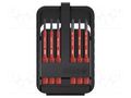 Kit: screwdriver bits; Phillips,Pozidriv®,slot; 1kVAC; 75mm WIHA WIHA.43160