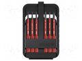 Kit: screwdriver bits; Phillips,Pozidriv®,slot; 1kVAC; 75mm WIHA WIHA.43160