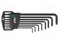 Wrench: Torx®-set; spherical; Chrom-vanadium steel; 8pcs. WIHA WIHA.32394
