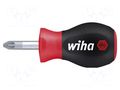 Screwdriver: standard; Pozidriv®; PZ3; Stubby SoftFinish® WIHA WIHA.26973