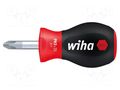 Screwdriver; Phillips; PH3; Stubby SoftFinish®; Overall len: 81mm WIHA WIHA.26970