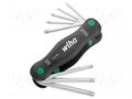 Wrench-set; Torx® with protection; Chrom-vanadium steel; 8pcs. WIHA WIHA.25166