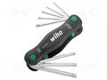 Wrench-set; Torx® with protection; Chrom-vanadium steel; 8pcs. WIHA WIHA.25166