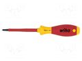 Screwdriver; insulated; Phillips; PH4; Blade length: 200mm; 1kVAC WIHA WIHA.00850