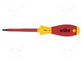 Screwdriver; insulated; Phillips; PH4; Blade length: 200mm; 1kVAC WIHA WIHA.00850