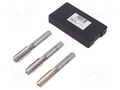 Tap; M12; 1.75; L: 75mm; Holder: hand; 7mm; 3pcs. VÖLKEL VOLKEL-27350