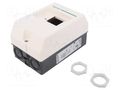 Housing; wall mount; IP41; 84x93x147mm SCHNEIDER ELECTRIC GV2MC01