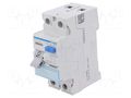 RCD breaker; Inom: 40A; Ires: 30mA; Max surge current: 250A; 240VAC HAGER CDA240J