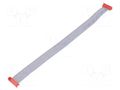 Ribbon cable with connectors; Tape ph: 1.27mm; PIN: 10; Len: 0.2m TE Connectivity 2205063-3