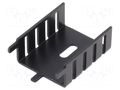 Heatsink: extruded; U; TO220; black; L: 35.1mm; W: 25.4mm; H: 12.7mm Advanced Thermal Solutions ATS-PCB1037