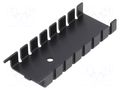 Heatsink: extruded; U; TO220; black; L: 60mm; W: 25mm; H: 8.5mm Advanced Thermal Solutions ATS-PCB1054