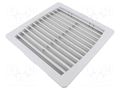 Filter; Cutout: 223x223mm; D: 38mm; IP55; Mounting: push-in; grey WEIDMÜLLER EF-40-55-GY