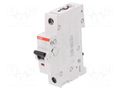 Circuit breaker; 230/400VAC; Inom: 10A; Poles: 1; Charact: K; 6kA ABB S201-K10