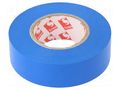 Tape: electrical insulating; W: 19mm; L: 20m; Thk: 0.13mm; blue; 180% SCAPA SCAPA-2702-19/20BL