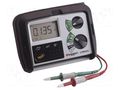 Meter: short circuit loop impedance; LCD; VAC: 50÷440V; IP54 MEGGER MEG-LTW425