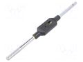 Tap wrench; Grip capac: 5/32"-1/2",G 1/8",M4-M12; L: 280mm; steel VÖLKEL VOLKEL-14020