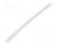 Heat shrink sleeve; glueless; 3: 1; 4.75mm; transparent; PTFE HELLERMANNTYTON TFE4-3/16-PTFE-CL