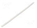 Heat shrink sleeve; glueless; 2: 1; 2.4mm; L: 1m; white; polyolefine TASKER GTM2412W