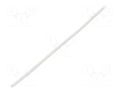 Heat shrink sleeve; glueless; 2: 1; 1.6mm; L: 1m; white; polyolefine TASKER GTM1608W