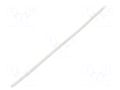 Heat shrink sleeve; glueless; 2: 1; 1.6mm; L: 1m; white; polyolefine TASKER GTM1608W