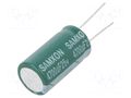 Capacitor: electrolytic; low ESR; THT; 4700uF; 25VDC; Ø16x30mm SAMXON GF4700/25