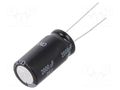 Capacitor: electrolytic; THT; 2000uF; 25VDC; Ø12.5x25mm; Pitch: 5mm PANASONIC EEUFP1E202B