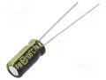 Capacitor: electrolytic; low ESR; THT; 47uF; 25VDC; Ø5x11mm; ±20% PANASONIC EEUFM1E470