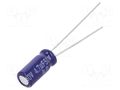 Capacitor: electrolytic; bipolar; THT; 4.7uF; 50VDC; Ø5x11mm; ±20% PANASONIC ECEA1HN4R7U