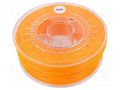 Filament: ASA; 1.75mm; orange (bright); 230÷240°C; 1kg; soluble DEVIL DESIGN DEV-ASA-1.75-BOR
