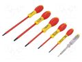 Kit: screwdrivers; insulated; 1kVAC; Pozidriv®,slot; FATMAX® STANLEY STL-0-65-443