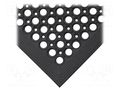 Entrance mat; Width: 0.9m; L: 1.5m; rubber,nitryl; black; Rampmat COBA EUROPE COBA-RP010001