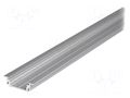 Profiles for LED modules; natural; L: 2m; GROOVE14; aluminium TOPMET TOP-GROOVE14/A-2M