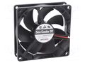 Fan: DC; axial; 24VDC; 92x92x25mm; 99.6m3/h; 39dBA; ball; 3550rpm SANYO DENKI 9A0924S4021