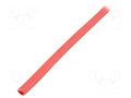 Heat shrink sleeve; glueless; 2: 1; 6.4mm; red; polyolefine; reel TASKER GTB6432-R