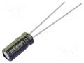 Capacitor: electrolytic; low ESR; THT; 100uF; 10VDC; Ø5x11mm; ±20% PANASONIC EEUFC1A101S