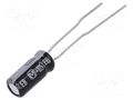 Capacitor: electrolytic; THT; 4.7uF; 63VDC; Ø5x11mm; Pitch: 2.5mm PANASONIC EEUEB1J4R7SH