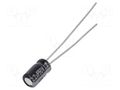 Capacitor: electrolytic; THT; 2.2uF; 50VDC; Ø4x7mm; Pitch: 1.5mm PANASONIC EEAGA1H2R2