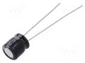 Capacitor: electrolytic; THT; 33uF; 25VDC; Ø6.3x7mm; Pitch: 2.5mm PANASONIC EEAGA1E330